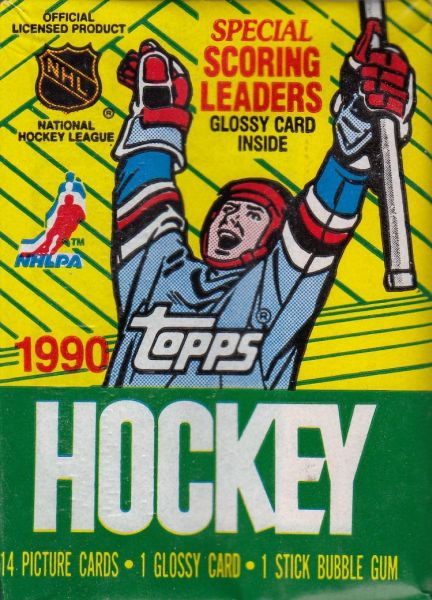 1990-91 Topps Hockey 1 Wax Balíček